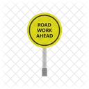 Road Work Ahead Road Work Traffic Sign Icon