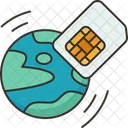 Roaming Mobile Travel Icon