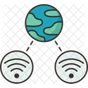 Roaming Wifi Internet Icon