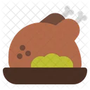 Roast Chicken Chicken Turkey Leg Icon