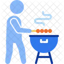 Roasted Grill Bbq Icon