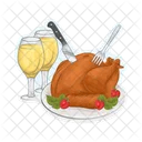 Roasted Chicken Chicken Food Icon