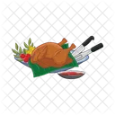 Roasted Chiken Chicken Roasted Icon