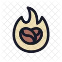 Coffee Roasting Bean Icon