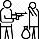 협박 사람 총 아이콘