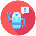 Robo Advisor Investment Digital Icon