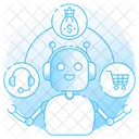 Robot Assistant Robot Helper Exoskeleton Icon