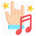 Rock Music Hand 아이콘