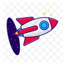 Rocket Astronaut Cosmos Icon