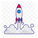 Rocket Astronaut Cosmos Icon