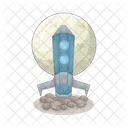 Rocket Spaceship Launch Icon