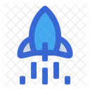 Rocket Spaceship Startup Icon