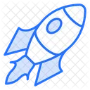 Rocket Spaceship Launch Icon