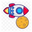 Rocket Astronaut Cosmos Icon