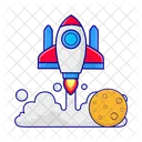 Rocket Astronaut Cosmos Icon