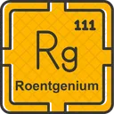 Roentgenio Tabela Preodica Elementos Preodicos Ícone