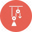 Flaschenzug Hebel Physik Symbol