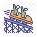 Amusement Park Roller Coaster Ride Amusement Amusement Play Icon