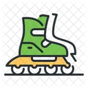 Roller Skates Activity Sport Icon