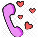 Romantic Call Favorite Call Love Communication Icon