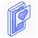 Romantic Chat Message Icon