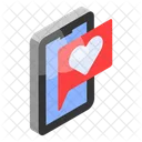 Romantic Chat Message Icon