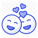 Romantic Couple In Love Icon