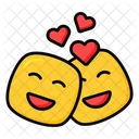 Romantic Couple In Love Icon