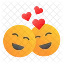 Romantic Couple In Love Icon