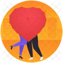 Romantic Couple Romance Valentine Day Icon