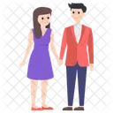 Romantic Couple Spouse Dating Icon