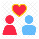 Romantic Couple Message Icon