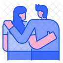 Couple Heart Valentine Icon