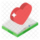 Romantic Novel Romantic Book Love Book Icon