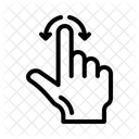 Rotate Multimedia Option Finger Icon