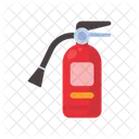 Roter Feuerloscher Wasser Flasche Symbol