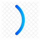 Round Bracket Right Framework Javascript Symbol