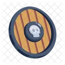 Pirate Shield Round Shield Defense Shield Icon