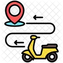 Route Location Map Icon