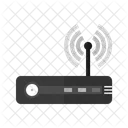 ルーター、アンテナ、 Wifi アイコン