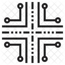 Routing Network Database Icône