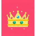 Royal Crown Emperor Crown Headgear Icon