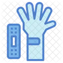 Rubber Gloves Plaster Bandage Icon