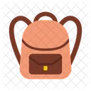 Rucksack Bag School Icon