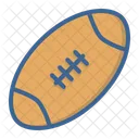 Rugby Football Ball Icon