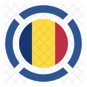 Rumania Bandera Icono