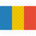 Rumania Bandera Mundo Icono