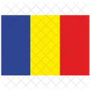 Rumania Pais Bandera Icono