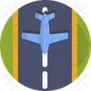 Airport Run Way Airplane Icon