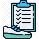 Running Plan Running Shoes Runninng Boots Icon